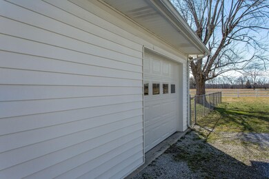 Attached one-car garage with lots of storage.  Extra parking spaces in the driveway.