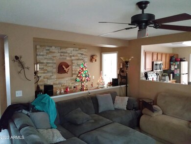 living room and kitchen photo