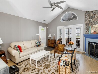 Lots of light brightens the space.