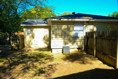 Rear view of house.