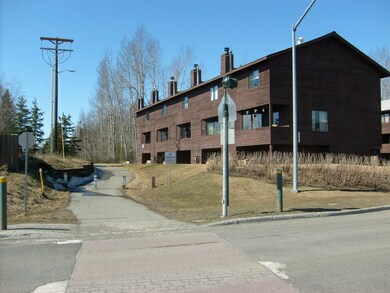 Back of Condos showing tail into Parklan