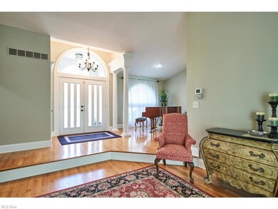 View of foyer and music room from the living room