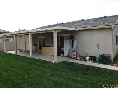 New patio cover, sod and sprinkler system