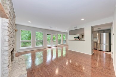 Unfurnished living room featuring visible vents, 