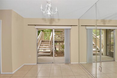 The second set of sliding doors in the living room
