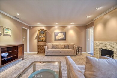 Center Living Room w/Beautiful Stacked Limestone Fireplace