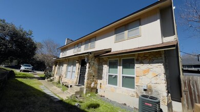 View of home's exterior featuring central AC unit
