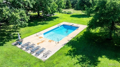 Swimming pool featuring a diving board, a patio, and a lawn