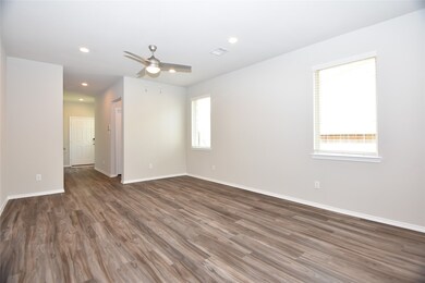 Spacious eating area