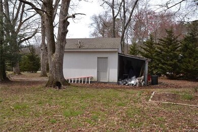 Side of shed