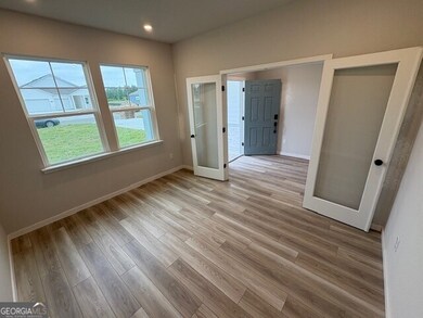 Office With French Doors