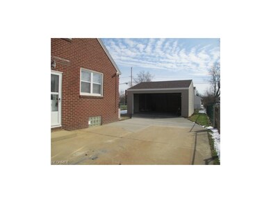 New two car garage.