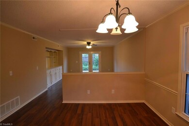 Dining room with view of patio