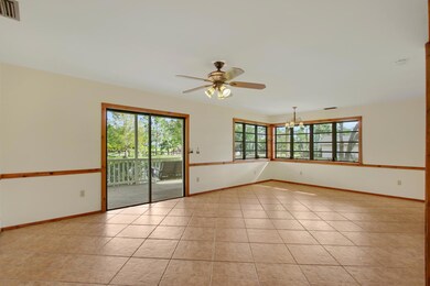 Living/Dining with Pond Views