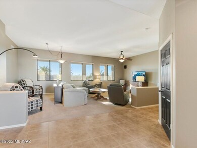 Living room from front entry