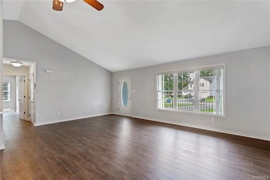 Bright, airy Great room.