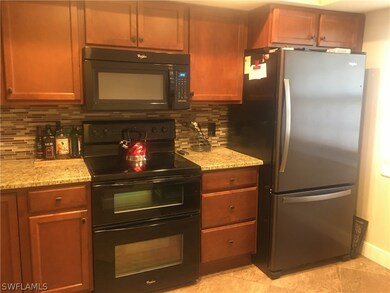 Kitchen features double oven