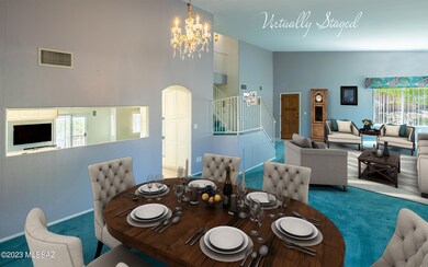 Virtually Staged Living/Dining Room
