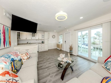Living room, kitchen, entry