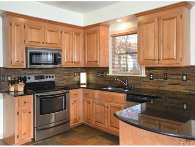 The kitchen has been beautifully renovated. There 