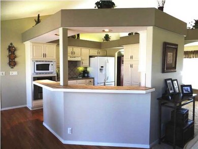 Kitchen is open to the living area,