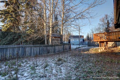 fenced yard