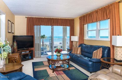 Living area with ocean view