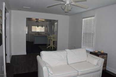 from living room to kitchen