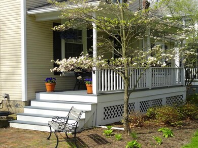 Imagine relaxing on this wonderful front porch