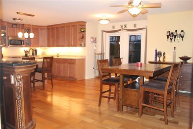 Absolutely Stunning Kitchen with French Doors lead