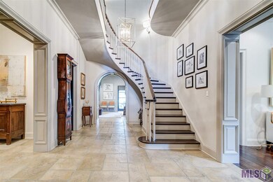 Grand two story foyer