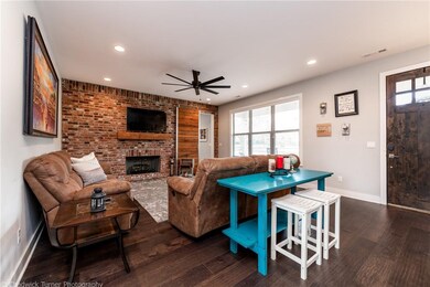 Modern meets rustic with fireplace brick salvaged