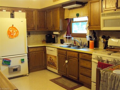 Spacious kitchen includes all appliances.
