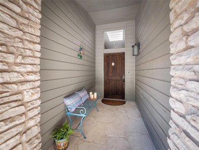 View of exterior entry