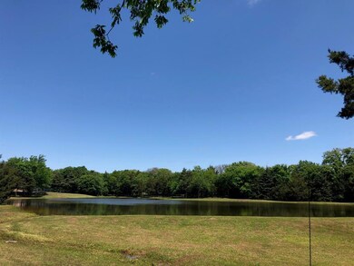 Large pond view from driveway