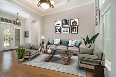 Virtual Staged Family room