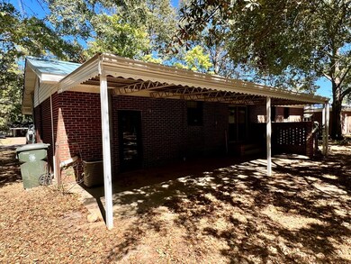 Covered back patio