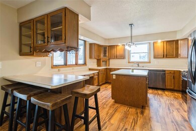Huge Kitchen with bar seating