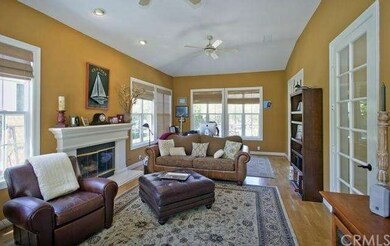 Custom Office space with dual french doors for acc