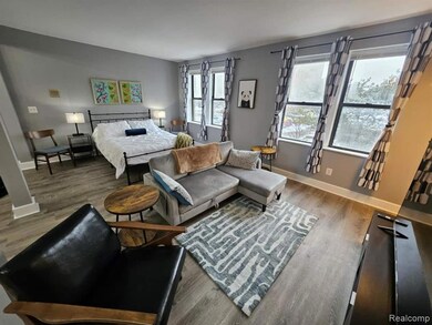 Bedroom featuring wood finished floors