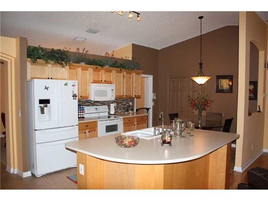 Kitchen. Open Island Kitchen with Breakfast Nook.