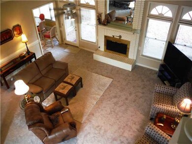 Open, vaulted Greatroom with 16' smooth ceilings, 