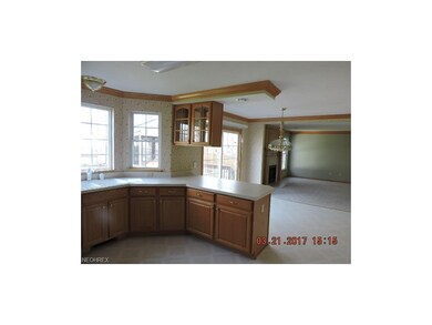 Kitchen, dining area, family room