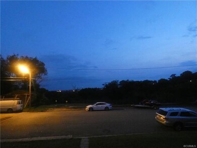 Evening view from front steps