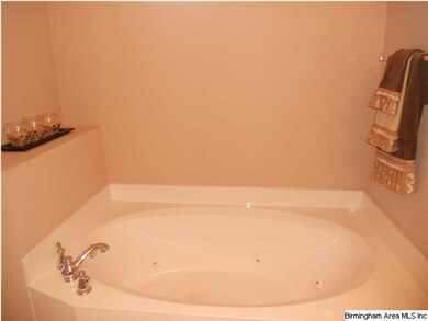 Large jetted tub.
