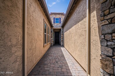 Add colorful flowers to line entrance