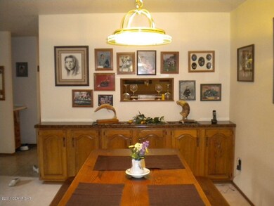 Dining area in livingroom