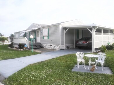 Front/ side view of home
