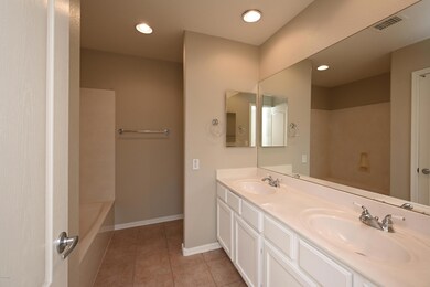 Guest Bath with Dual Sinks