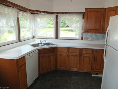 Kitchen has lots of counter space and comes fully 